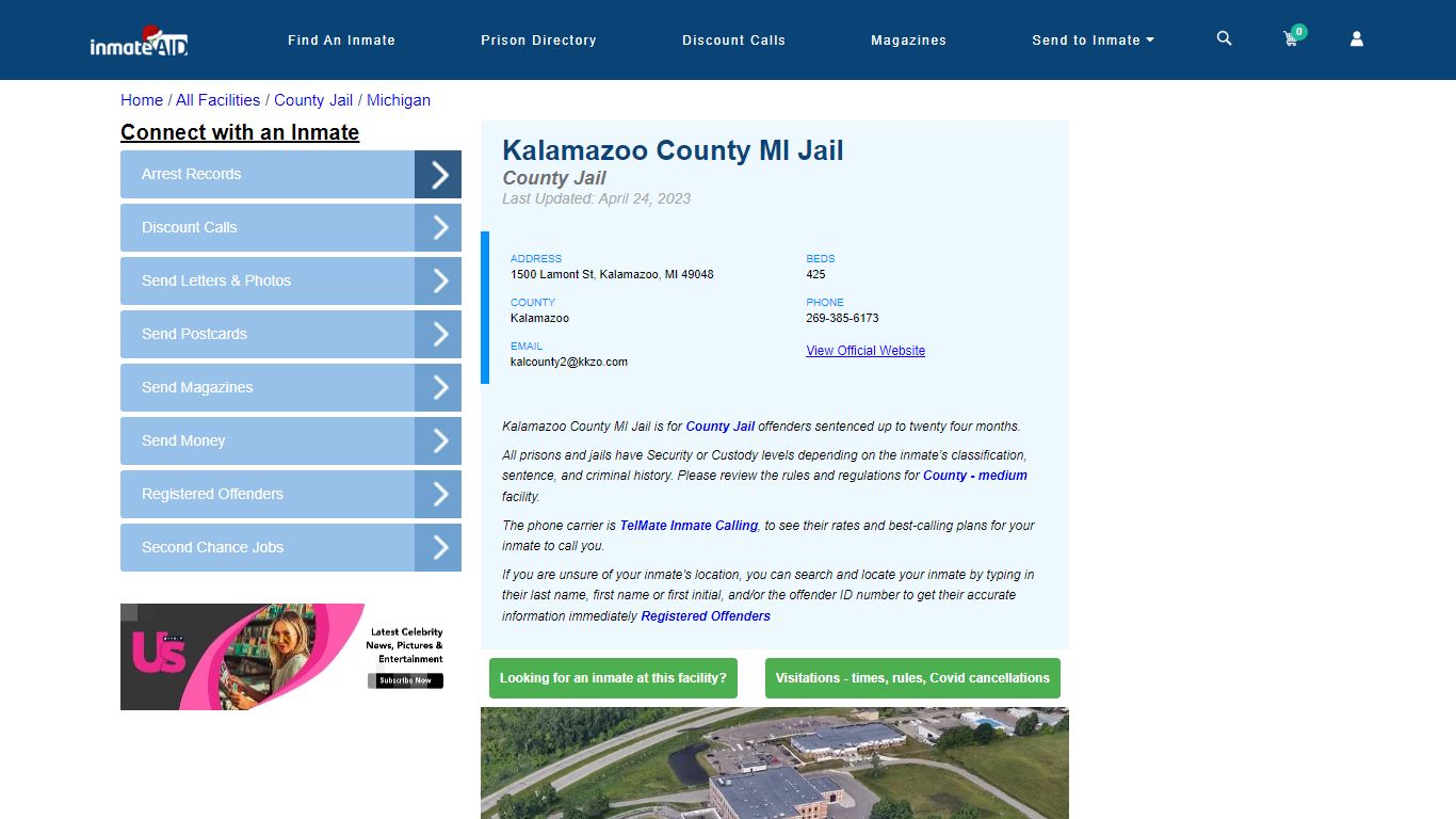 Kalamazoo County MI Jail - Inmate Locator - Kalamazoo, MI