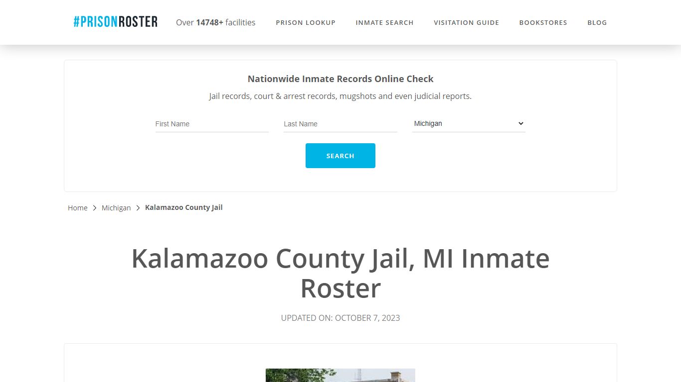 Kalamazoo County Jail, MI Inmate Roster - Prisonroster
